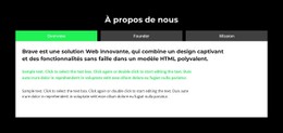 CSS Gratuit Pour A Dirigé Le Département