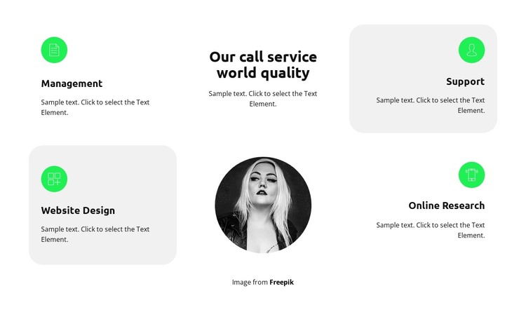 Learn more about services HTML Template