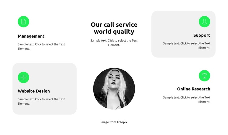 Learn more about services HTML5 Template