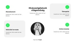 HTML5 Reszponzív A Következőhöz: Tudjon Meg Többet A Szolgáltatásokról