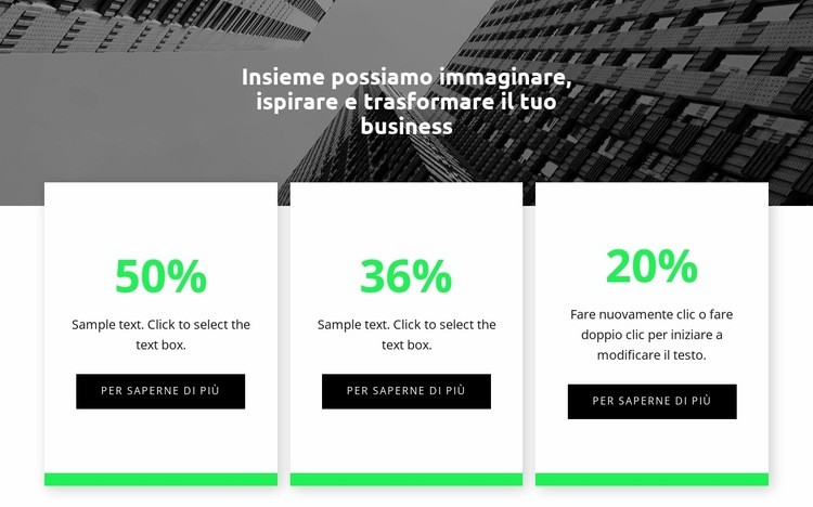 Nuove statistiche Modello HTML5