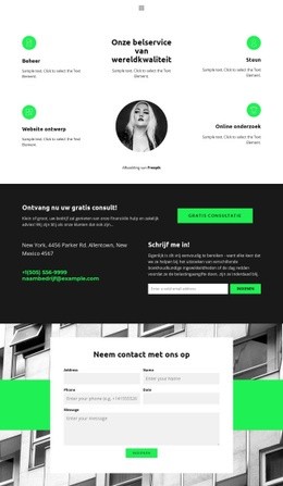 Eenvoudig Overleg - Ultieme Website-Mockup