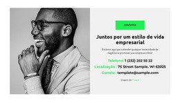 Design HTML Para Ligue Para O Escritório