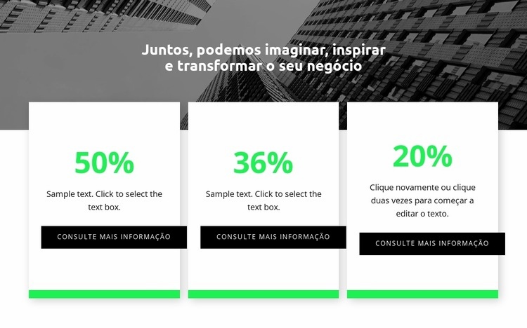 Novas estatísticas Landing Page