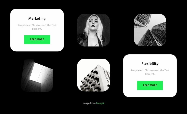 Marketing and planning Website Builder Templates