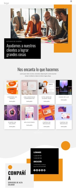 Ayudamos A Nuestros Clientes A Lograr Grandes Cosas - Tema De WordPress Profesional Personalizable