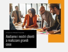 Aiutare I Nostri Clienti A Realizzare Grandi Cose Ogni Giorno - Costruttore Di Siti Web Professionale