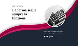 La Forma Segue Sempre La Funzione - Mockup Di Sito Web Professionale