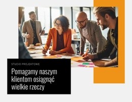 Pomagamy Naszym Klientom Osiągać Wspaniałe Rzeczy Każdego Dnia - HTML Builder Online