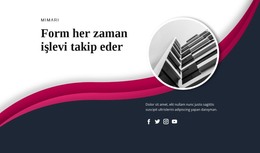 Form Her Zaman Işlevi Takip Eder Için Sayfa HTML'Si