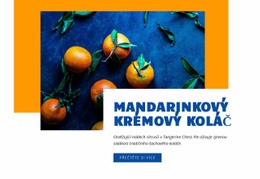 Mandarinkový Krémový Koláč