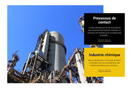 Industrie Chimique - Modèle De Page HTML