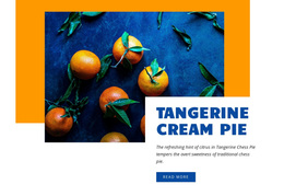 Tangerine Cream Pie