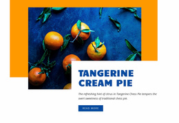 Exclusive Landing Page For Tangerine Cream Pie