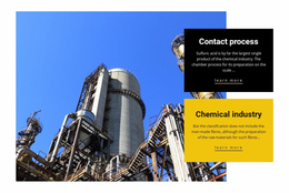 Chemical Industry - Landing Page Template