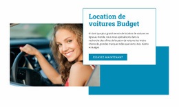 Conception Du Site Pour Location De Voitures Économiques