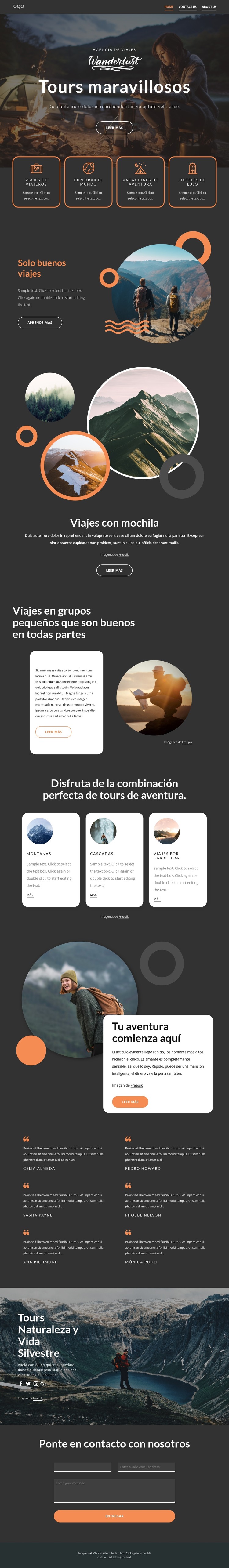 Buena agencia de viajes para trabajar Plantilla HTML