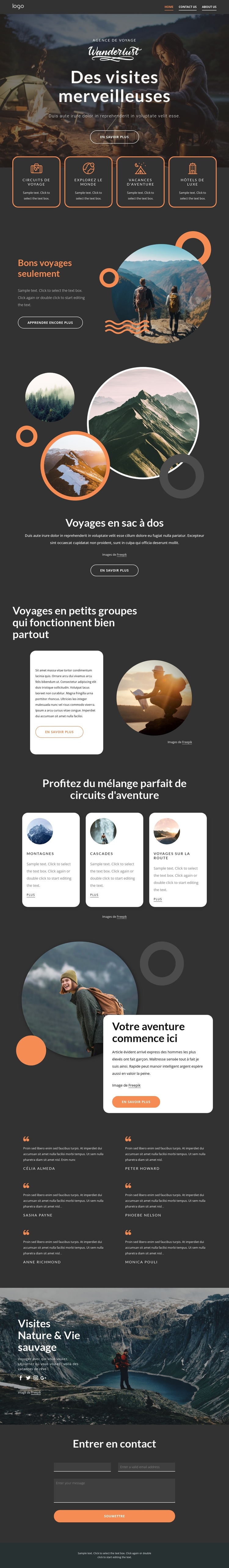 Bonne agence de voyage avec qui travailler Thème WordPress