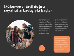 Mükemmel Tatiller CSS Ile Temel Html Şablonu