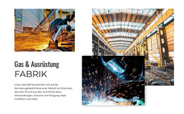 Gas- Und Ausrüstungsfabrik – Drag & Drop-WordPress-Theme