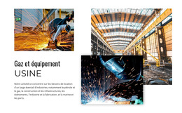 Usine De Gaz Et D'Équipements – Téléchargement Du Modèle De Site Web