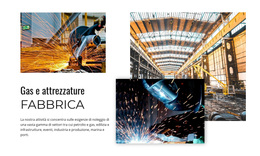 Fabbrica Di Gas E Attrezzature - Trascina E Rilascia Il Tema WordPress