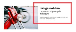 Responsywny Szablon Internetowy Dla Mobilna Sprzedaż Motocykli