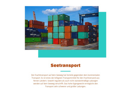 Seetransportdienste – Modernes WordPress-Theme