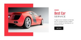 Responsive HTML For Best Car Service