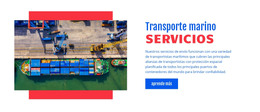 Transporte Marino: Página De Destino HTML