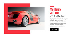 Meilleur Service De Voiture – Modèle De Création De Site Web