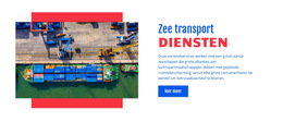 Zee Transport - Eenvoudig Websitesjabloon