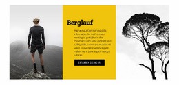 Reise Berglauf - Website-Modell Für Jedes Gerät