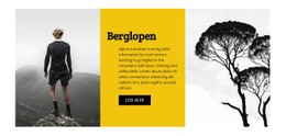 Reis Berglopen - Inspiratie Voor Website-Ontwerp