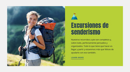 Viajes Excursiones De Senderismo - Plantilla Joomla Adaptable Gratuita