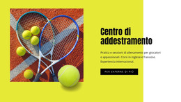 Centro Di Allenamento Per Il Tennis - Sito Web Di E-Commerce