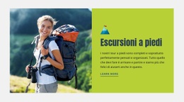 Viaggi Escursionistici - Modello HTML5 Reattivo