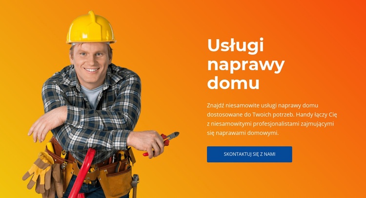 Elektryka, hydraulika, uszczelnianie Szablon HTML5