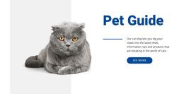 Pet Guide Basic Html Template With CSS