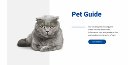 Pet Guide Html5 Template