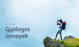 WordPress Téma Gyalogtúrák Az Alpokban Bármilyen Eszközhöz