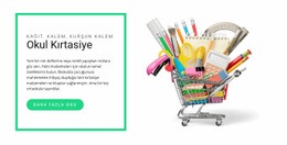 Okul Kırtasiye Süpermarket Web Sitesi