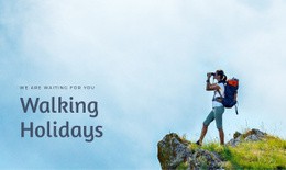 Alps Walking Tours Wordpress Website