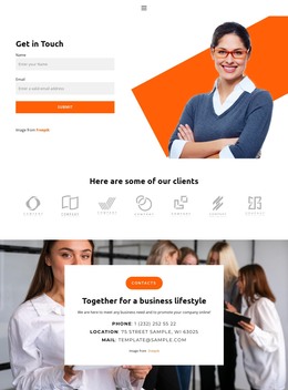 Phone Numbers - HTML Website Template