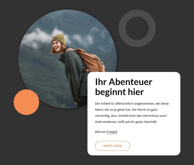 Wir helfen Ihnen beim Träumen und Planen Ihrer idealen Reisen HTML-Vorlage