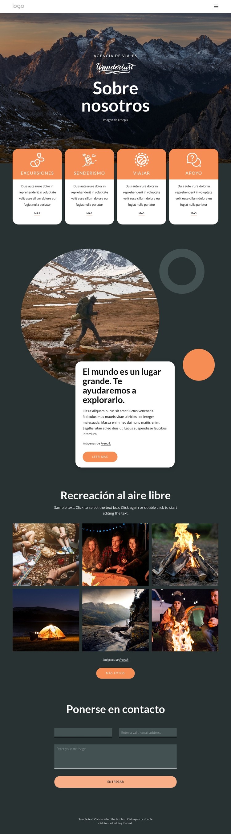 Hacer que viajar sea más fácil y maravilloso Plantilla CSS