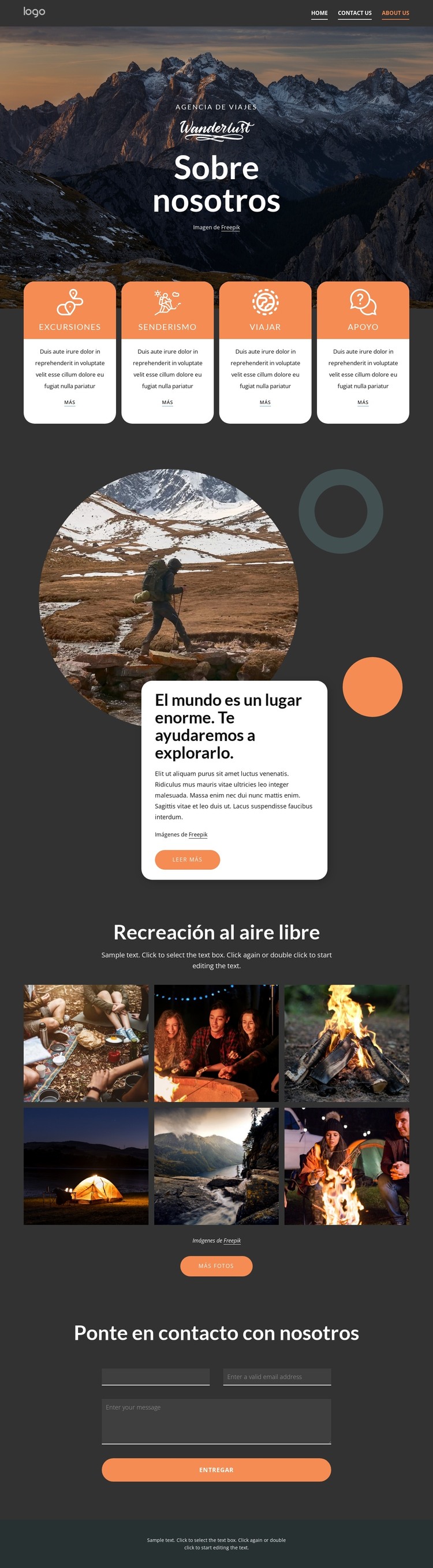 Hacer que viajar sea más fácil y maravilloso Plantilla HTML