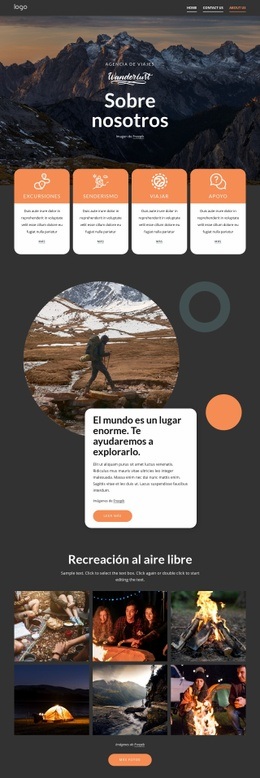 Hacer Que Viajar Sea Más Fácil Y Maravilloso: Plantilla HTML5 Definitiva