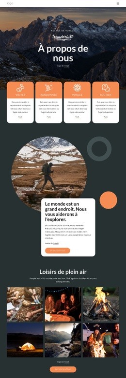 Rendre Le Voyage Plus Facile Et Merveilleux - Conception De Site Web Simple