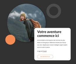 Maquette De Site Web La Plus Créative Pour Laissez-Nous Vous Aider À Rêver Et Planifier Vos Voyages Idéaux